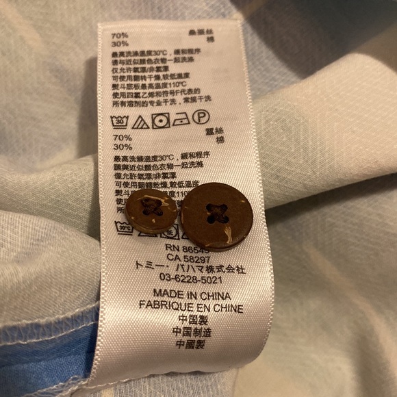 Tommy Bahama Silk Button-Up Short Sleeves Large - Picture 8 of 9